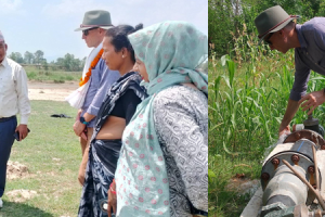 अष्ट्रेलियन राजदूत इर्न्स्टद्वारा विजयनगरमा विकास योजनाको स्थलगत निरीक्षण