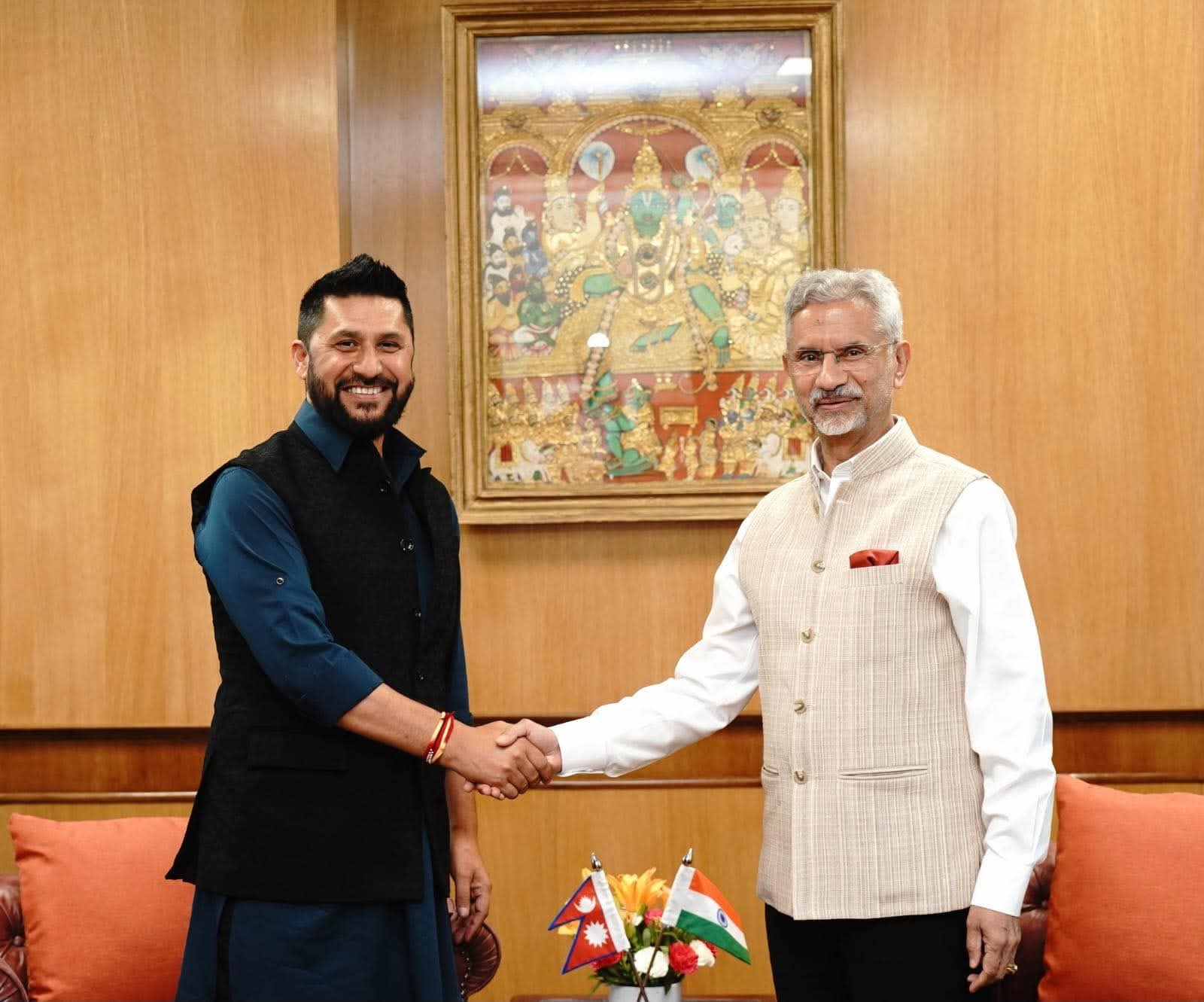 रवि लामिछाने र भारतीय विदेशमन्त्री जयशंकरबीच भेटवार्ता, गृहमन्त्री अमित शाहसँग पनि भेट गर्दै