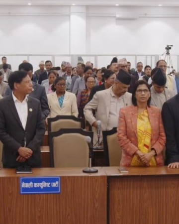 परराष्ट्रमन्त्रीको जवाफपछि पनि संसद् अवरुद्ध, विपक्षीको विरोध जारी