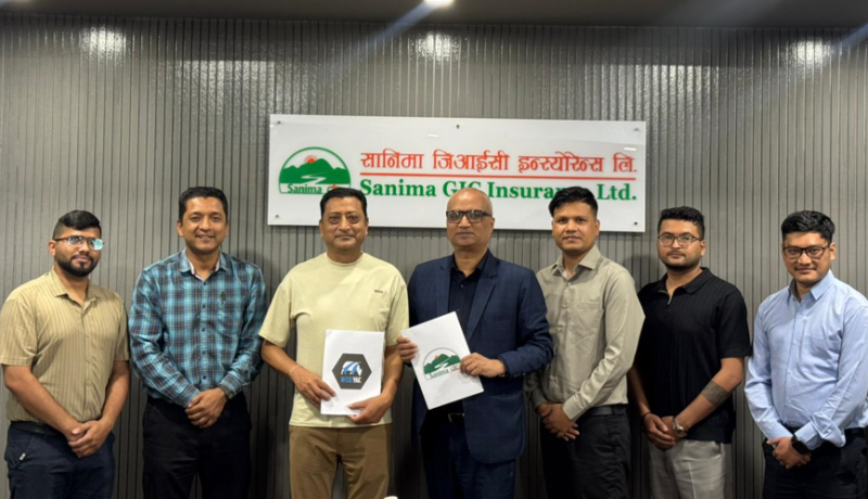 बीमाको पहुँच विस्तार गर्न सानिमा जिआईसी र वाइज याकबीच सम्झौता