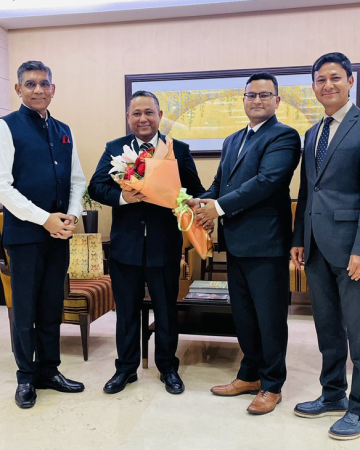 परराष्ट्रमन्त्री शिशिर खनाल तीनदिने भारत भ्रमणमा