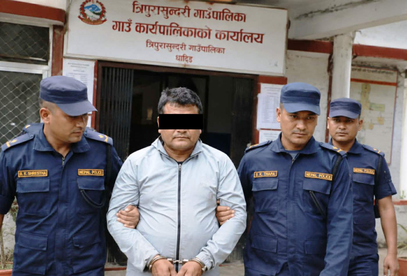 गाउँपालिकाको कार्यालयमा ताला लगाई कामकाज अवरुद्ध गर्ने व्यक्ति पक्राउ