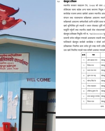 ‘हेरालु’ धेरै भएपछि अजयमेरू गाउँपालिकाको बजेट कसले हेरिदिने ? ३२ लाख बढी सरकारी रकम चैट !