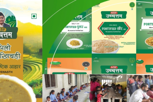 नेपाल स्वास्थ्य फुडको बदमासीः विद्यालय दिवा खाजाका नाममा पोषण ‘मापदण्ड’ विपरित भुटेको सुख्खा चिउरा