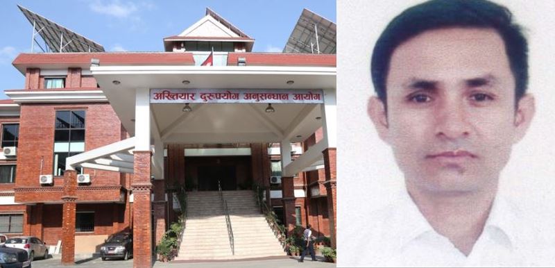 इलाम चुलाचुलीका इन्जिनियर डिल्लीराज खड्का ६ लाख घुससहित रंगेहात पक्राउ