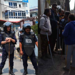 रवि लामिछानेलाई भेट्न नपाएपछि रास्वपा कार्यालयमा दृष्टिविहीनले गरे प्रदर्शन