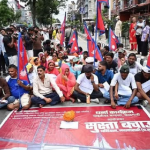 बिनाबर्दीका सिपाही सुस्ताबासीः सिमा बचाउन माइतीघरमा अनिश्चितकालीन धर्नामा