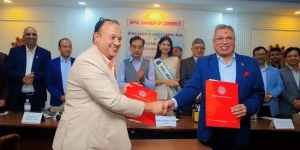 चेम्बर र एनआरएनएबीच लगानी, व्यापार तथा आर्थिक सहकार्य विस्तारमा समझदारी