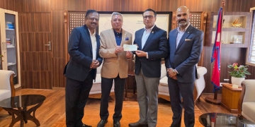 नेपाल लाइफद्वारा प्रधानमन्त्री दैवी प्रकोप उद्धार कोषमा २ करोड ५१ लाख सहयोग