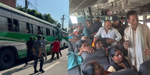 सरकारसँग सहमति जुटेपछि साझा यातायात चढेर घर फर्किए लघुवित्त ऋणीहरू