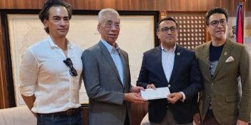 पद्म ज्योति ग्रुपद्वारा बाढीपहिरो पीडितका लागि एक करोड रुपैयाँ सहयोग