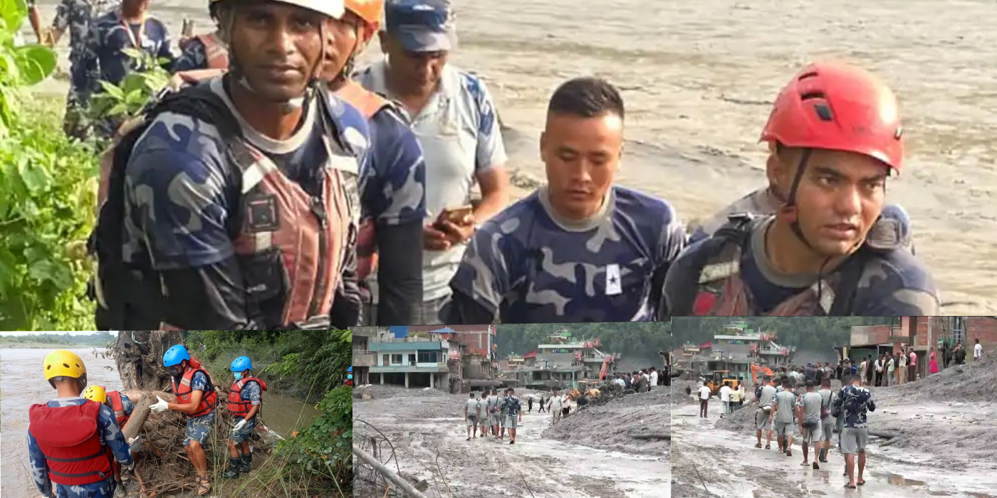 विनाशकारी बाढीपछि उद्धार तथा खोजीमा ७ हजार ८९४ प्रहरी परिचालन