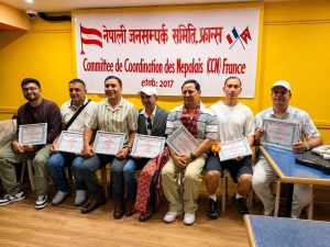 नेपाली जनसम्पर्क समिति फ्रान्सको अध्यक्षमा शिवराम भण्डारी
