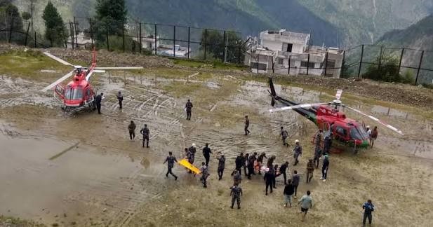 बाढी प्रभावित क्षेत्रमा सशस्त्र प्रहरीद्वारा उद्धार तथा राहत परिचालन