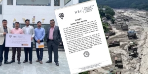 बाढीपीडितको खोज, उद्धार र राहतका लागि हिमालयन बुलियनले दियो १ करोड १ लाख रुपैयाँ