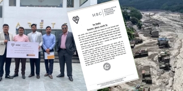 बाढीपीडितको खोज, उद्धार र राहतका लागि हिमालयन बुलियनले दियो १ करोड १ लाख रुपैयाँ