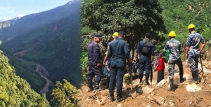 रोल्पा पहिरो अपडेट : मृत्यु हुनेको संख्या ७ पुग्यो, ५ जना अझै बेपत्ता