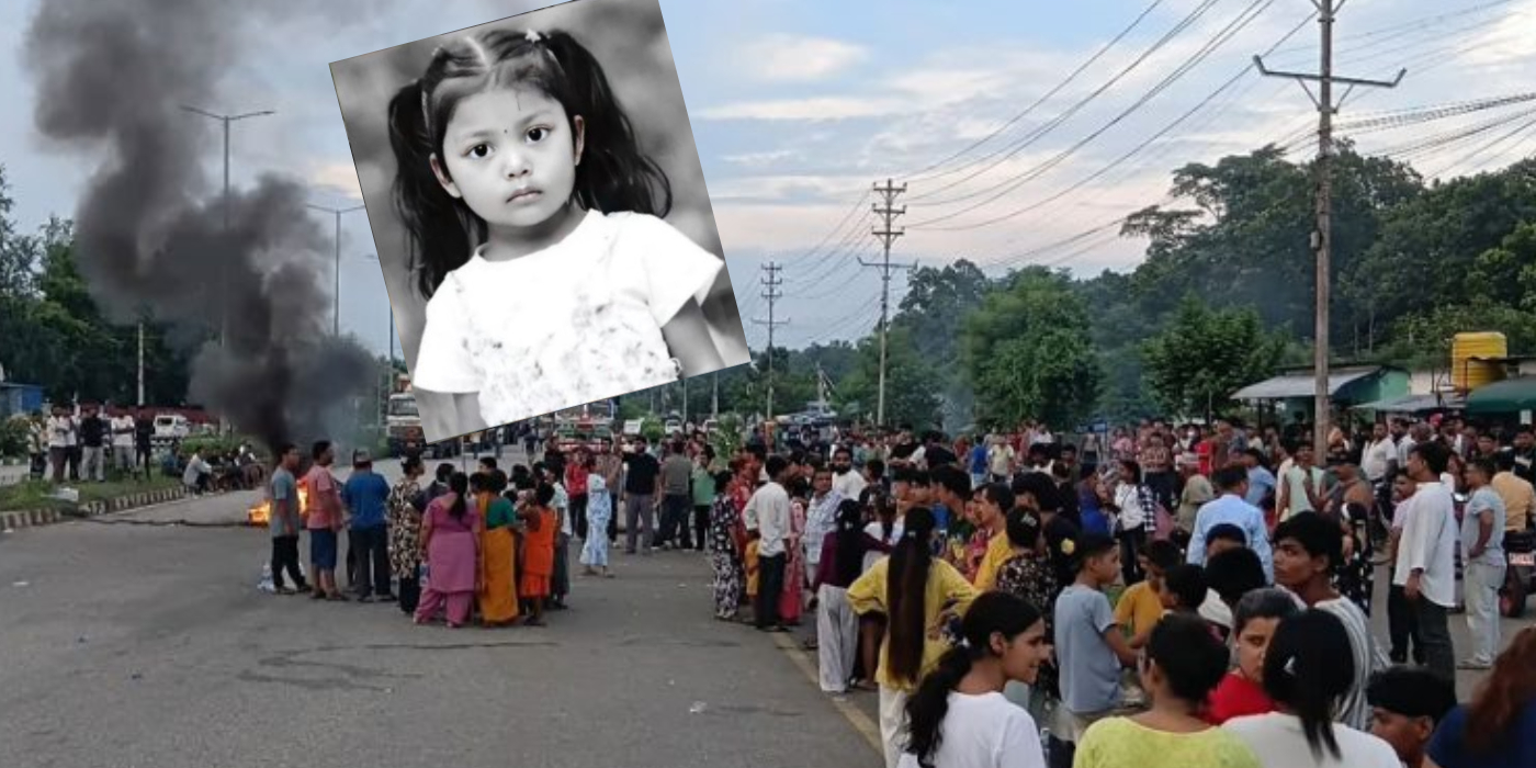 तीन वर्षीया बालिका हत्या प्रकरणः सिमरामा प्रदर्शन जारी, वीरगञ्ज-पथलैया सडक अवरुद्ध