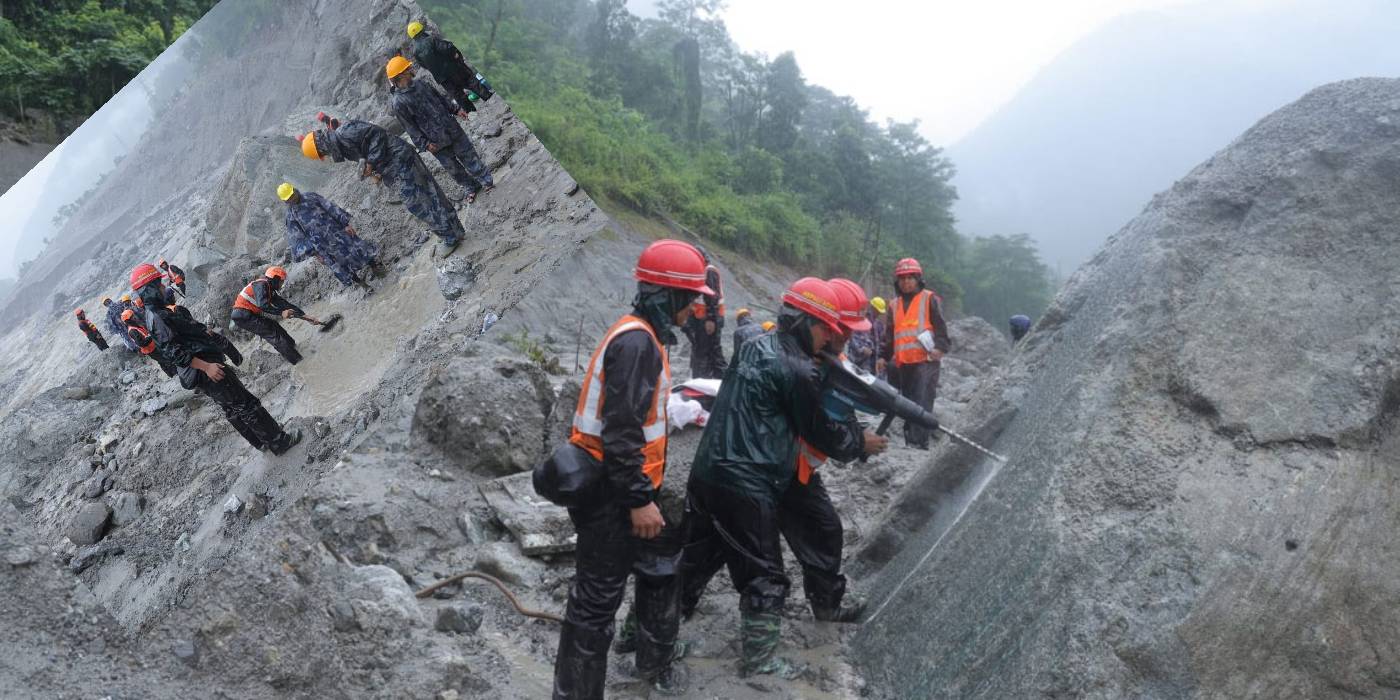 त्रिशूली ३ ‘ए’को सुरुङभित्र फसेकाको उद्धार तीव्र, ८२ जनाको टोली खटियो