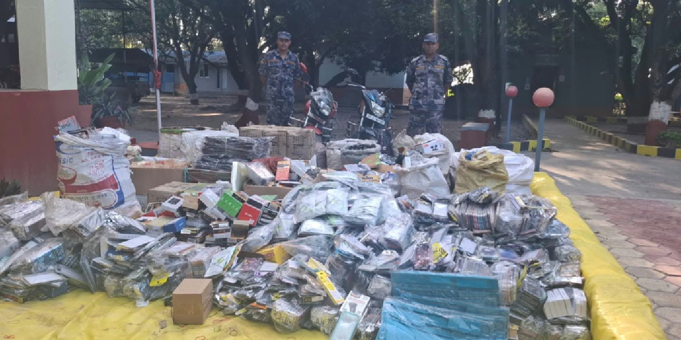 रास्वपा नेता भोला साहको घरबाट ५० लाख बराबरको मोबाइल सामग्री बरामद