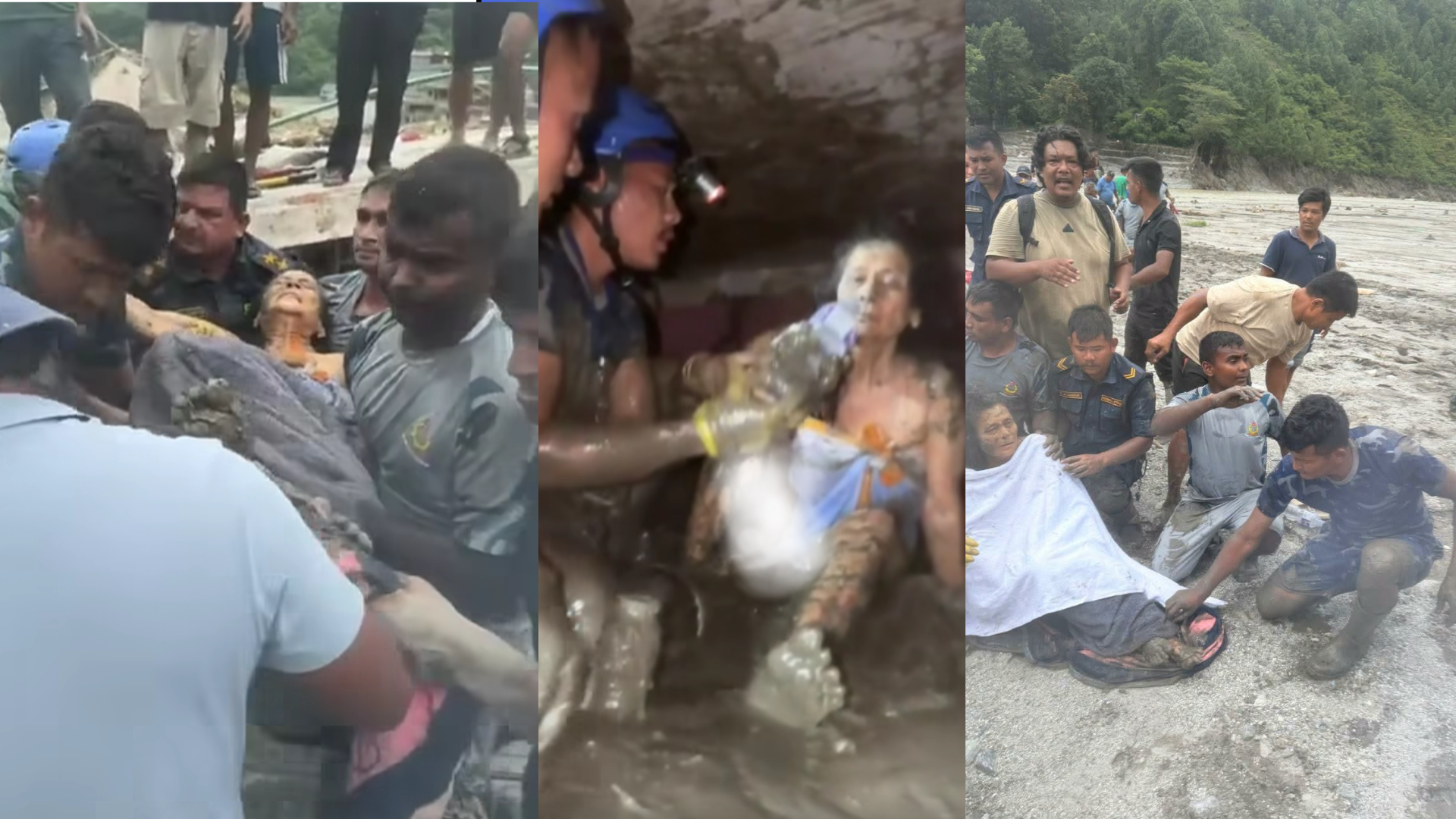 बेत्रावतीमा ११ दिनपछि जीवित उद्दार गरिएकी महिला बोल्न सक्ने अवस्थामा