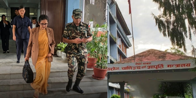 राजीनामापछि भावुक हुँदै मन्त्रालयबाट बाहिरिइन् आपूर्तिमन्त्री गौरीकुमारी यादव