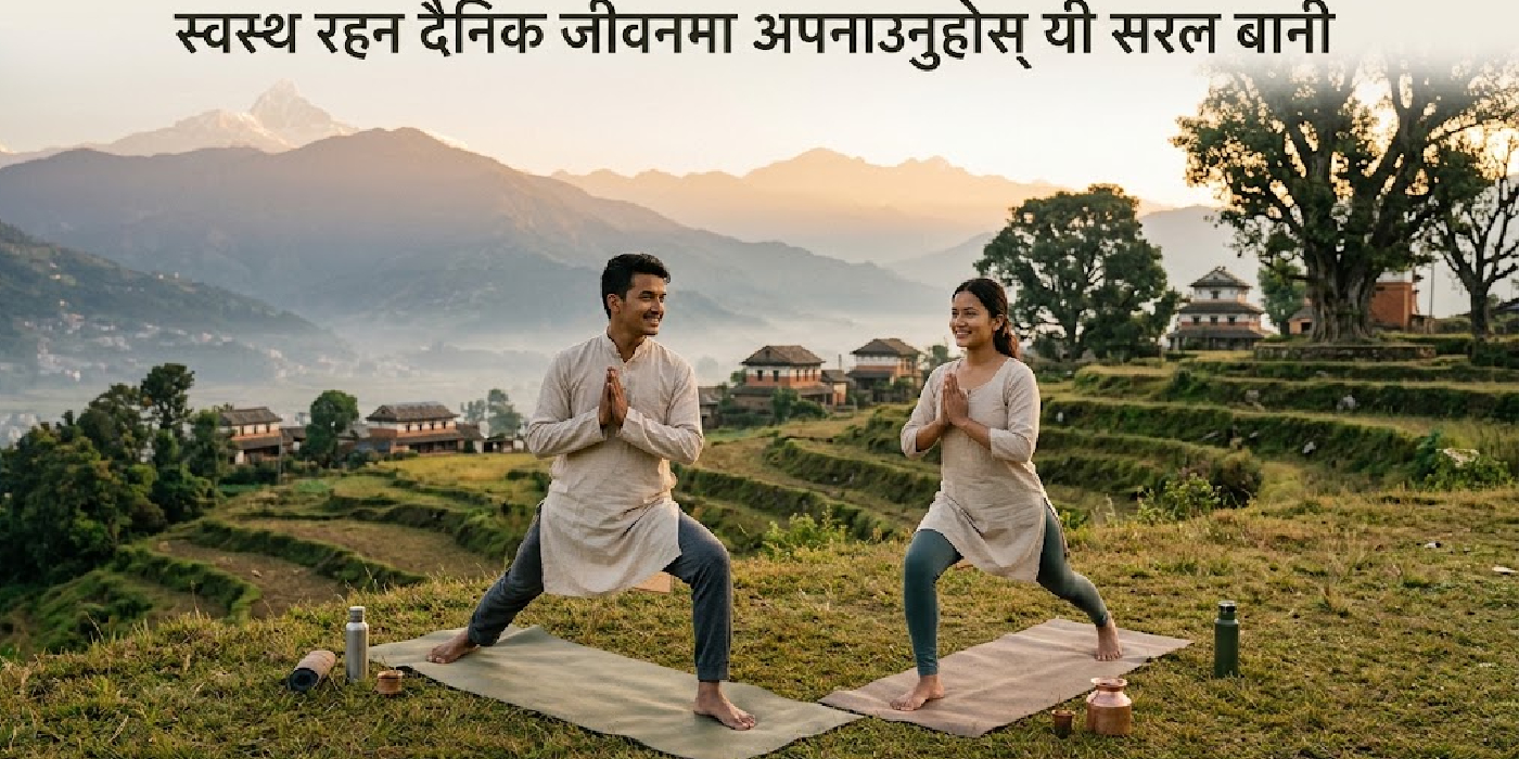 स्वस्थ रहन दैनिक जीवनमा अपनाउनुहोस् यी सरल बानी