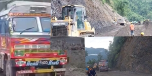 कृष्णभीरको पहिरो पन्छाएपछि पृथ्वी राजमार्ग एकतर्फी सञ्चालनमा
