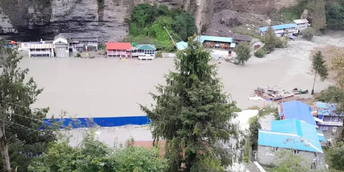मर्स्याङ्दी थुनिएर बनेको ताल फुटाउन मुस्किल, तल्लो तटीय क्षेत्रमा जोखिम कायमै