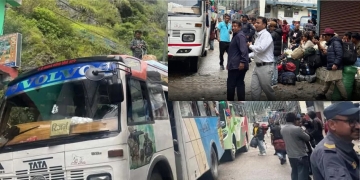 चीनतर्फ फसेका नेपालीको उद्धार कार्य जारी, थप १५५ जना तातोपानी नाका हुँदै स्वदेश फर्किए