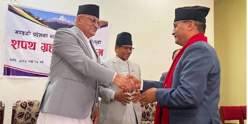 गण्डकीका नवनियुक्त मन्त्री देवकोटाले लिए शपथ