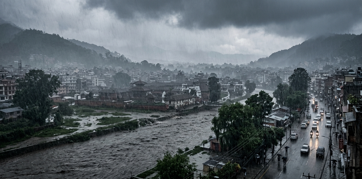 पछिल्लो २४ घण्टामा कास्कीको पञ्चासेमा सबैभन्दा बढी वर्षा