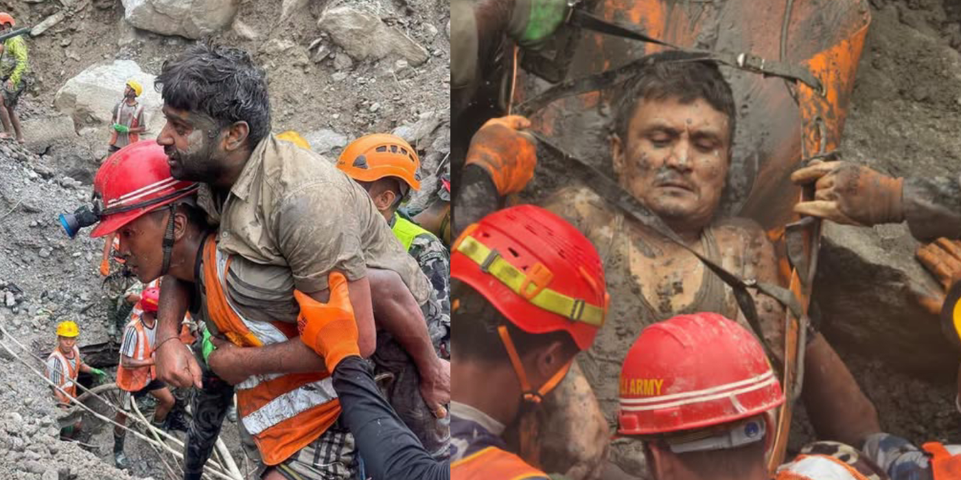 को हुन्, त्रिशूली-३ ‘ए’को सुरुङबाट सकुशल उद्धार गरिएका सञ्जय साह र कविर महर्जन ?