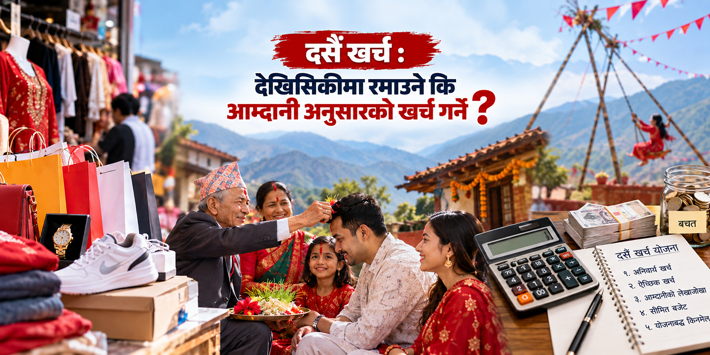 दसैँमा खर्च : देखासिकीमा रमाउने कि आम्दानी अनुसारको खर्च गर्ने ?