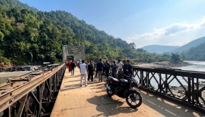 आरुघाटको बेलिब्रिज सञ्चालनमा, आजदेखि दुईपाङ्ग्रे चल्ने