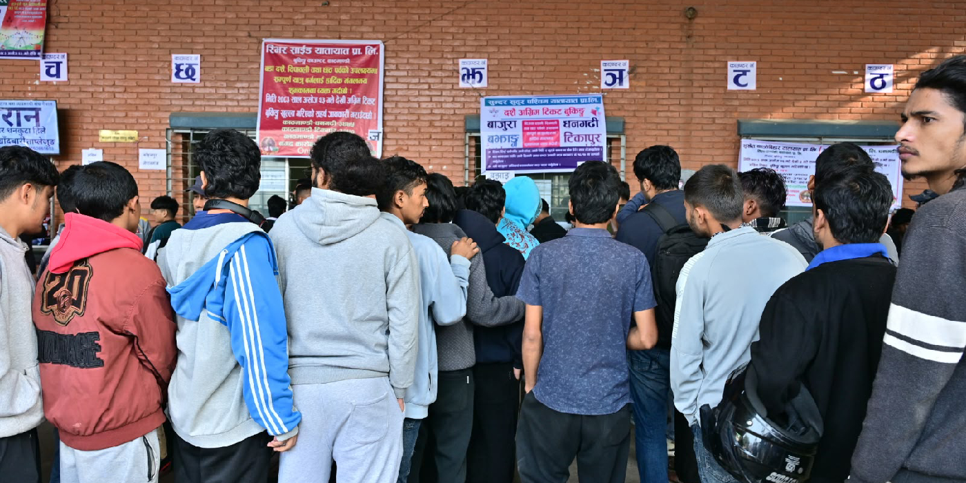 दसैँका लागि अग्रिम टिकट बुकिङ गर्ने यात्रु १ लाख ३० हजार नाघे