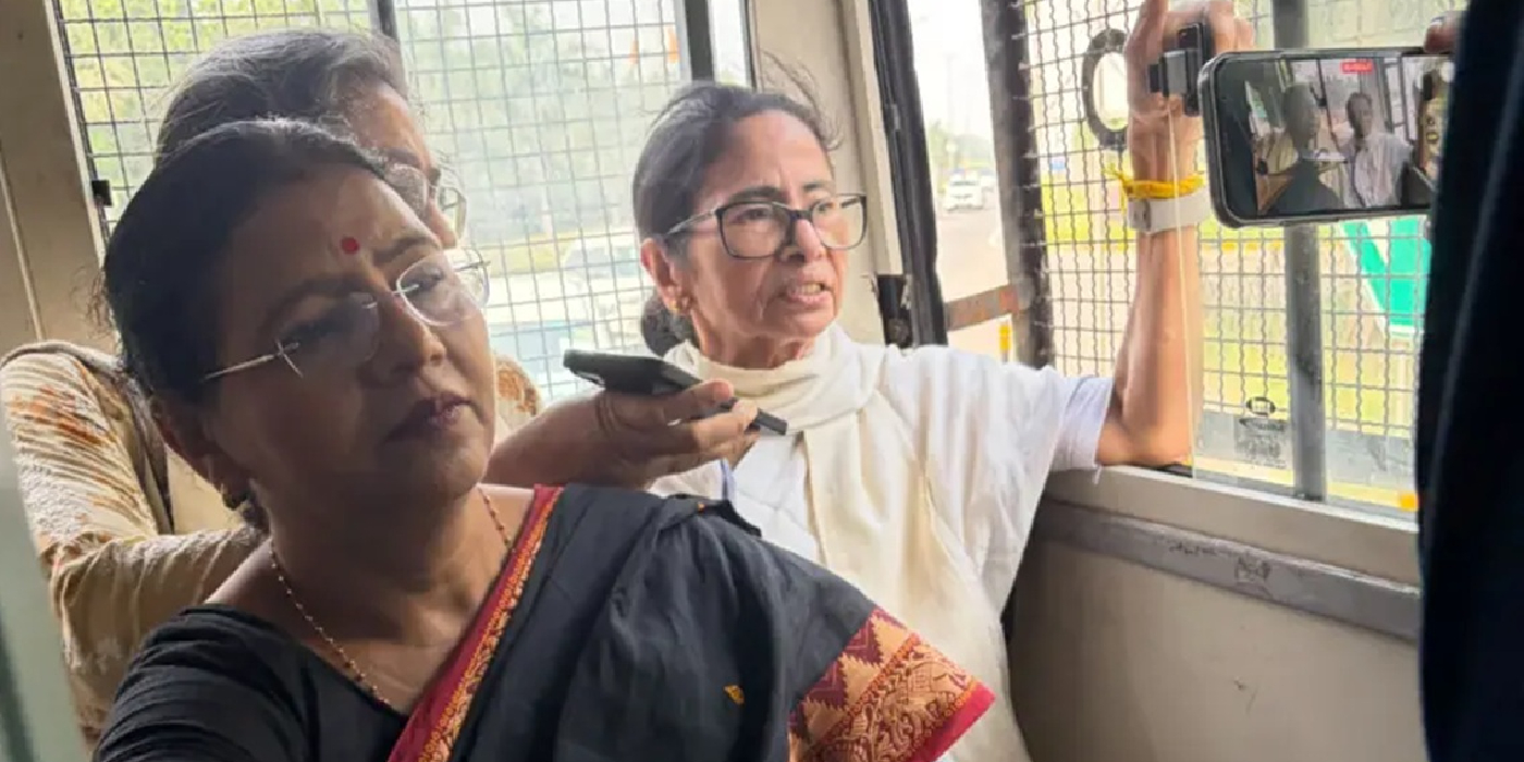 दिल्लीमा निर्वाचन आयोगविरुद्ध प्रदर्शन, ममता बनर्जीसहित तीन पूर्वमुख्यमन्त्री पक्राउ