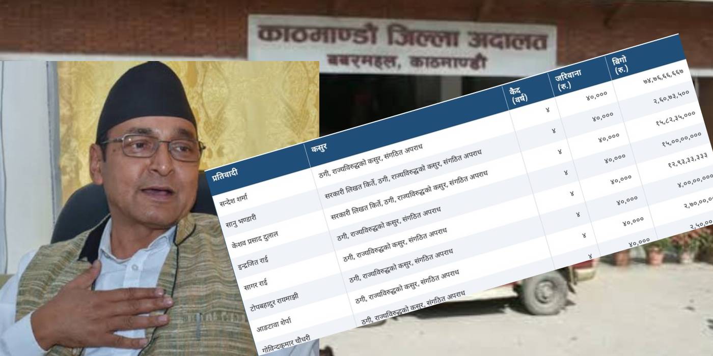 नक्कली भुटानी शरणार्थी प्रकरण : ५९ पीडितलाई १५ करोड ३७ लाख फिर्ता गर्न आदेश